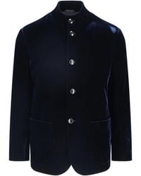 Giorgio Armani - Velvet Jacket - Lyst