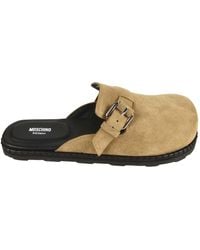 Moschino - Leather Mules - Lyst