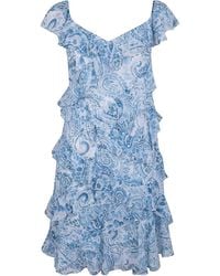 Ralph Lauren - Woven Mini Dress - Lyst