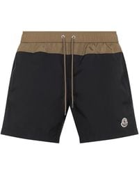 Moncler - Polyamide Swim Shorts - Lyst