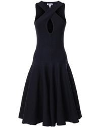 Alaïa - Wrap-Neck Dress - Lyst