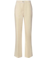 Pinko - Trousers With Pressed Crease - Lyst