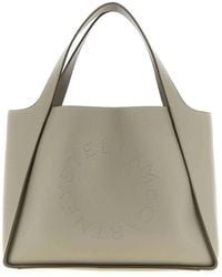 Stella McCartney - Logo-Printed Studded Tote Bag - Lyst