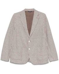 Circolo 1901 - Cotton And Linen Blend Jacket - Lyst