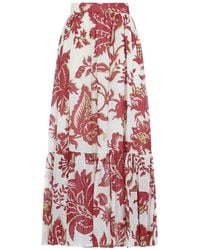Etro - Paisley Print Maxi Skirt - Lyst