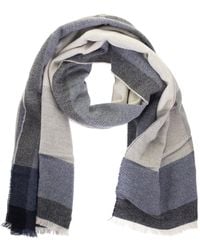 Brunello Cucinelli - Check Cashmere Blend Scarf - Lyst