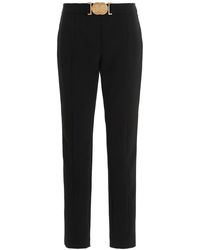 Moschino - Pants With Smiley' Buckle At The Waist - Lyst