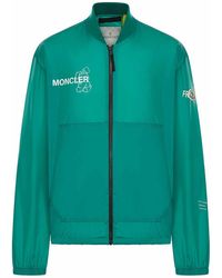 Moncler - Ostria Bomber Coated Canvas Fragment - Lyst