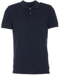 Tom Ford - Ink Polo Regular Collar Frontal - Lyst