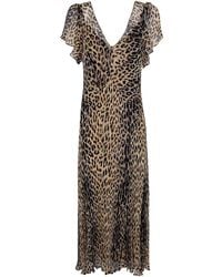 RIXO London - Bexley Dress Nina Leopard - Lyst
