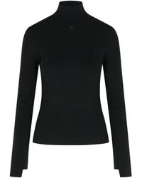 Courreges - Turtleneck Sweater - Lyst