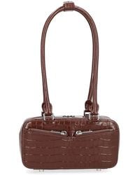 Self-Portrait - Bag With Crocodile Effect - Lyst