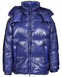 DIESEL - Quilted Taslan Down Jacket With Viraloff Treatment - Lyst