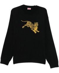 KENZO - Jumping Tiger Crewneck Sweater - Lyst