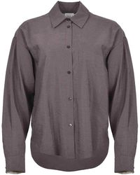 Alysi - Shirt Made Of Silk Crepe - Lyst
