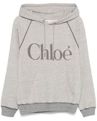 Chloé - Logo Classic Hoodie - Lyst