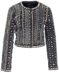 R13 - Studded Hook Denim Jacket - Lyst