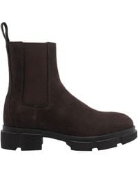 COPENHAGEN - Suede Booties - Lyst