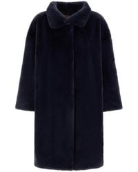 Herno - Beaver-Effect Faux-Fur Coat - Lyst