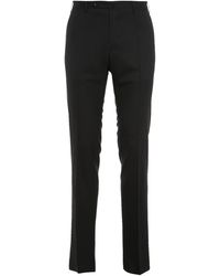 SLOWEAR INCOTEX - Virgin Wool Tailored Trousers - Lyst