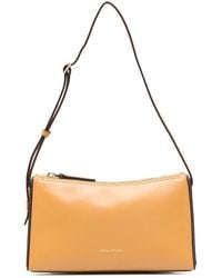 MANU Atelier - Mini Prism Leather Bag With Logo - Lyst