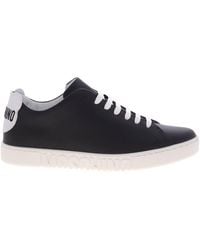 Moschino - Teddy Logo And Patch Sneakers In - Lyst