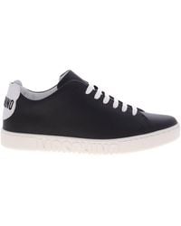 Moschino - Teddy Logo And Patch Sneakers - Lyst