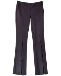 Versace Jeans Couture - Tecno Cady Open Trousers - Lyst