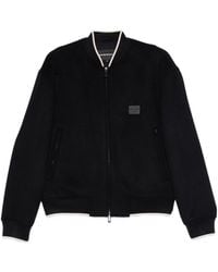 Emporio Armani - Wool Bomber Jacket - Lyst