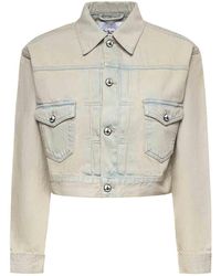 Vivienne Westwood - Marlene Cropped Denim Jacket - Lyst