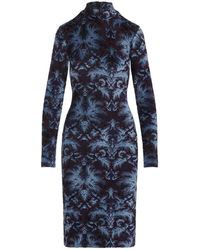 Etro - Robe midi florale - Lyst