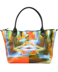 MARIA ENRICA NARDI - Andromeda Water-Proof Satin Tote - Lyst