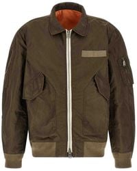 Sacai - Crumpled Nylon Jacket - Lyst