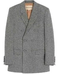 Valentino Garavani - Double-Breasted Jacket - Lyst