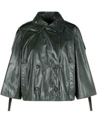 Max Mara - 'Tenace' Leather Jacket - Lyst