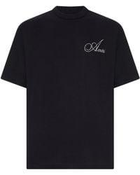 Amiri - Crystal Logo Cotton T-Shirt - Lyst
