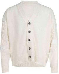 ATOMOFACTORY - Cardigan Made Of Wool Blend - Lyst