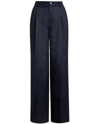 Ralph Lauren - Woven-Wide Leg-Pants-Lt Drapy Linen Visc - Lyst