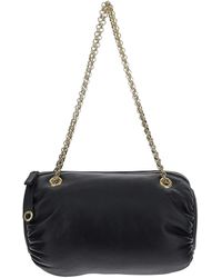 Marine Serre - Pillow Bag In Black With Chain Shoulder Strap - Lyst