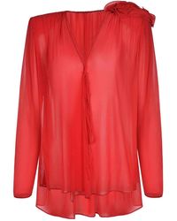 Magda Butrym - Blousa Made Of Cupro - Lyst