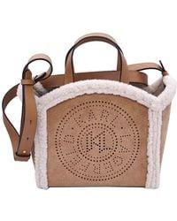 KARL LAGERFELD - K/Circle Small Tote Shearling - Lyst
