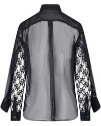 Comme des Garçons - Sheer Lace Shirt - Lyst