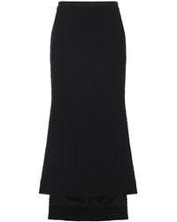 Lanvin - Asymmetric Straight-Fit Skirt - Lyst