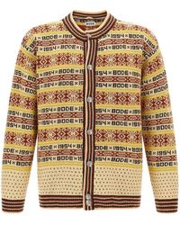 Bode - Marzipan Cardigan - Lyst