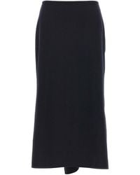 Victoria Beckham - Kick Detail Skirt - Lyst