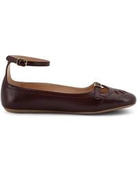 Chloé - Leather Ballet Flats 'Misty' - Lyst