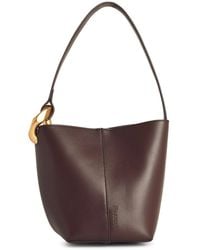 JW Anderson - Corner Small Leather Bucket Bag - Lyst