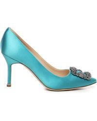 Manolo Blahnik - 90Mm Hangisli Pumps - Lyst