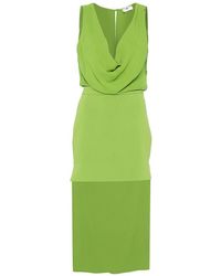 Elisabetta Franchi - Sleeveless Asymmetric Dress - Lyst