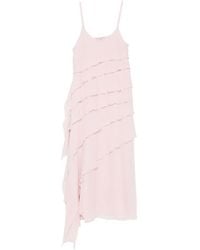 Antonelli - Marilyn Dress With Cascading Ruffles - Lyst